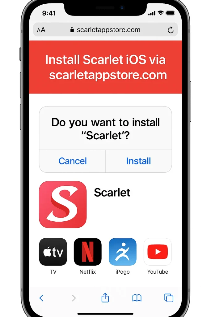 download scarlet app from scarletappstore